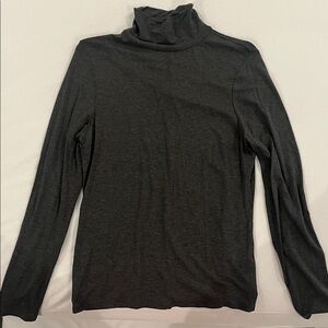 French Connection Charcoal Long Sleeve Top